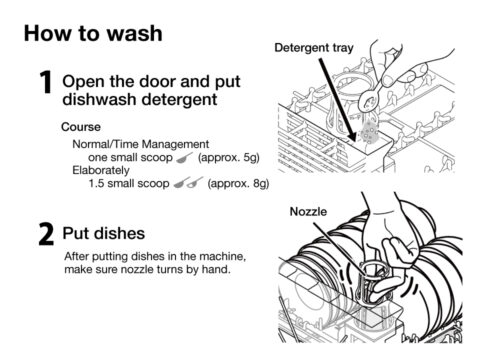 How to wash dishes