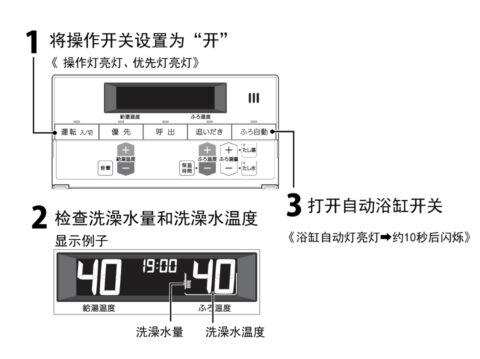 加热洗澡水