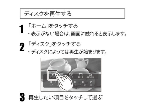 ディスクを再生する