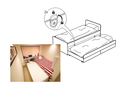 How to Set up the Extra Bed