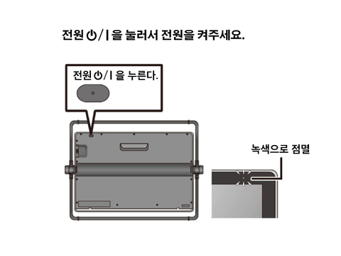 모니터 조작방법