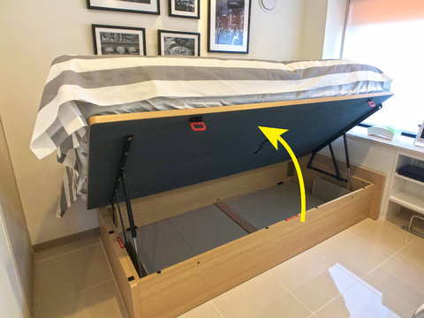 How to Use the Bed Storage