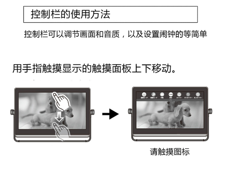 显示器画面的操作方法②