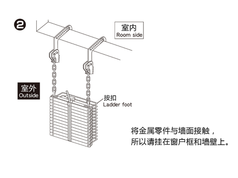 紧急避难梯的使用方法