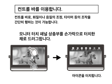 모니터 화면 조작방법 ②